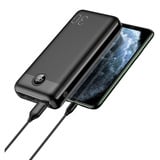 VEGER L30 powerbank 30.000 mAh Zwart
