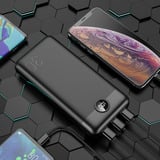 VEGER L30 powerbank 30.000 mAh Zwart