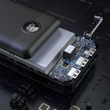 VEGER L30 powerbank 30.000 mAh Zwart