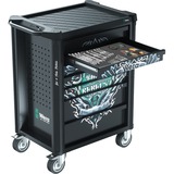 Wera 9700 Tool Rebel werkplaatswagen 1, 94‑delig gereedschapswagen Zwart, Incl. 4 schuimrubber inzetstukken met gereedschap