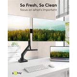 goobay Dual Monitor Mount Office monitorarm Zwart