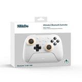8BitDo Ultimate 2 Bluetooth Controller Wit, Pc, Switch 2, Bluetooth / USB-C / 2.4 GHz