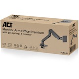 ACT Connectivity Monitorarm office premium, gasveer, 1 monitor Zwart