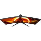 AOC CU34G2XP/BK 34" Curved UltraWide gaming monitor Zwart, 2x HDMI, 2x DisplayPort
