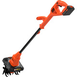 BLACK+DECKER BETL1820L-QW 18V 2.0Ah Grondfrees Oranje/zwart, 18V 2.0Ah accu en 400mA Lader inbegrepen