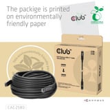 Club 3D Full-Feature USB-C kabel, 15m Zwart, 8K60Hz 10Gbps 60W