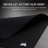 Corsair MM Anti-fray Cloth Medium gaming muismat Zwart