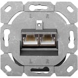Digitus Data Wallmount CAT 6 opbouw montagedoos Wit, 2x RJ-45
