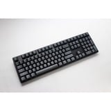Ducky Origin Phantom Black mechanisch toetsenbord Zwart, US lay-out (QWERTY), Cherry MX Red, 100%, hot swap, PBT Double-Shot Keycaps