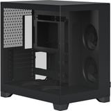 Fractal Design Pop 2 Vision midi tower behuizing Zwart | 1x USB-A | 1x USB-C | Tempered Glass