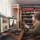 HP Poly Voyager Free 60+ UC M Carbon Black Earbuds  headset Zwart, Incl. BT700 USB-C-adapter + oplaadcase met touchscreen