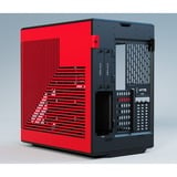 HYTE Y60 midi tower behuizing Rood/zwart | 3x USB-A | Tempered Glass