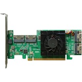 HighPoint HighP SSD7580B PCIe 4.0x16 8x U.2P NVMe interface kaart 