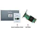 HighPoint SSD7580B PCIe 4.0x16 8x U.2P NVMe interface kaart 