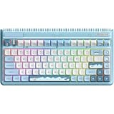 Iqunix OG80 Wintertide Wireless Mechanical Keyboard, gaming toetsenbord Lichtblauw, US lay-out, IQUNIX Moonstone Turbo, RGB leds, 80% (TKL), Hot-swappable, PBT, 2.4GHz | Bluetooth 5.1 | USB-C