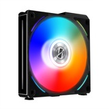 Lian Li UNI FAN AL120 Triple Pack case fan Zwart, RGB leds, 4-pins PWM fan-connector, Incl. controller