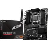 MSI PRO B650-S WIFI socket AM5 moederbord Zwart, RAID, 2.5 GbE-LAN, WiFi 6E, BT, Sound, ATX