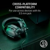 Razer Blackshark V2 X voor Xbox over-ear gaming headset Zwart, Xbox Series X|S