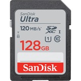 SanDisk Ultra SDXC UHS-I-kaart 128 GB geheugenkaart Zwart, UHS-I, Class 10
