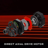 Thrustmaster T598 Servo Base + Formula Wheel Add-on Ferrari SF-25 Edition + Raceline Pedals III LC stuur Zwart, Basis, stuur en pedalen