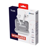 Trust Primo Touch Bluetooth Wireless Earphones hoofdtelefoon Wit, 23783, Bluetooth