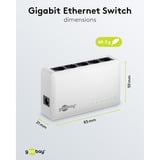 goobay 5-poort Gigabit Ethernet Switch Wit