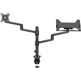 goobay Deluxe Monitor Mount met Laptop Arm, 17 tot 32 inch monitorarm Zwart