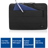 ACT Connectivity City laptop sleeve 15,6" Zwart