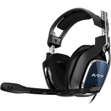 ASTRO Gaming A40 TR headset over-ear gaming headset Zwart/blauw, PC, PlayStation 4