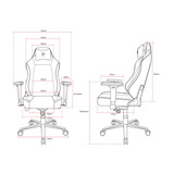 Arozzi Primo - Full Premium Leather - Black gamestoel Zwart