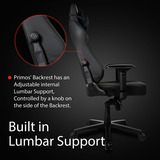 Arozzi Primo - Full Premium Leather - Black gamestoel Zwart