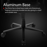 Arozzi Primo - Full Premium Leather - Black gamestoel Zwart