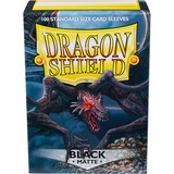 Asmodee Dragon Shield sleeves: Matte black 100 stuks