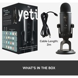 Blue Microphones Yeti Blackout microfoon Zwart, USB