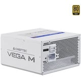 Chieftec Vega M White PPG-1000-C modulaire 1000 watt voeding  Wit, 1x 12V-2x6, 4x PCIe