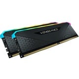 Corsair 32 GB DDR4-3200 Kit werkgeheugen Zwart, CMG32GX4M2E3200C16, Vengeance RGB RS, XMP 2.0