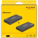 DeLOCK HDMI Switch 3x HDMI in to 1x 8k 60 Hz Zwart (mat)