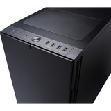Fractal Design Define R5 Black Tower-behuizing Zwart | 2x USB-A 2.0 | 2x USB-A 3.2 (5 Gbit/s) | 2x Audio