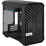 Fractal Design Torrent Nano Black TG Dark Tint midi tower behuizing Zwart | 2x USB-A | 1x USB-C | Tempered Glass