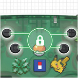 HORI Wireless HORIPAD Turbo - Pokémon Pixel Green gamepad Groen/transparant, Nintendo Switch 2, Nintendo Switch, Nintendo Switch – OLED-Model, Nintendo Switch Lite, Bluetooth 5.0