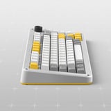 Iqunix ZX75 Gravity Wave Wireless Mechanical Keyboard Grijs, US lay-out (QWERTY), Gateron Red, 75%, RGB leds, Hot-swappable, Double-shot PBT, 2.4GHz | Bluetooth 5.1 | USB-C