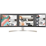 LG 49WL95C-W 49" Curved Monitor Wit/zwart, 2x HMI, DisplayPort, UWQHD, AH-IPS, 32:9 formaat