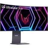 LG UltraGear OLED 39GS95QE-B 39" Curved UltraWide gaming monitor Zwart/paars, 2x HDMI, 1x DisplayPort, USB-A, 240Hz