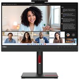 Lenovo ThinkVision T24mv-30 (63D7UAT3EU) 23.8" monitor Zwart, HDMI, DisplayPort, USB-C, Webcam