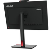 Lenovo ThinkVision T24mv-30 (63D7UAT3EU) 23.8" monitor Zwart, HDMI, DisplayPort, USB-C, Webcam