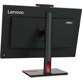 Lenovo ThinkVision T24mv-30 (63D7UAT3EU) 23.8" monitor Zwart, HDMI, DisplayPort, USB-C, Webcam