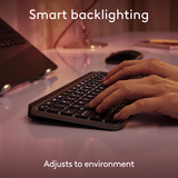Logitech MX Keys Mini For Mac toetsenbord Grijs, US-International lay-out (QWERTY), 80% (TKL)	, Bluetooth Low Energy