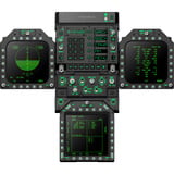 MOZA FMP18 Panel Bundle instrumentenpaneel Zwart