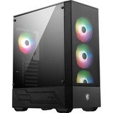 MSI MAG FORGE 112R midi tower behuizing Zwart | 2x USB-A | RGB | Tempered Glass