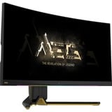 MSI MEG 342C QD-OLED 34.18" Curved UltraWide gaming monitor Zwart/goud, 2x HDMI, 1x DisplayPort, 4x USB-A 3.2 (5 Gbit/s), 1x USB-B 3.2 (5 Gbit/s), 1x USB-C 3.2 (5 Gbit/s), 175 Hz